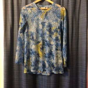 LOGO Mesh Blouse